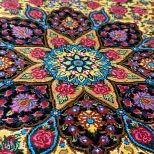 طرح ترنج و گل رز